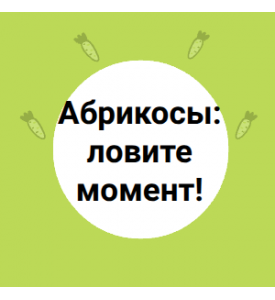 Абрикосы: ловите момент!