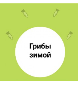 Грибы зимой.