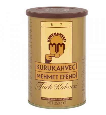 Кофе Кurukahveci Mehmet Efendi 250г в банке, молотый Кофе Кurukahveci Mehmet Efendi 250г в банке, молотый