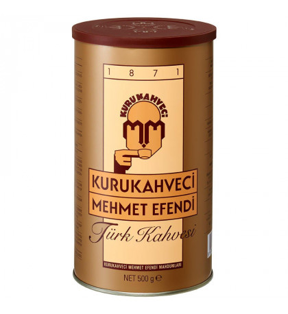 Кофе Кurukahveci Mehmet Efendi 500г в банке, молотый Кофе Кurukahveci Mehmet Efendi 500г в банке, молотый