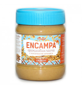 Арахисовая паста с кусочками арахиса ENCAMPA, 340 г