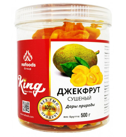 King сушеный джекфрут, 500 г King сушеный джекфрут, 500 г