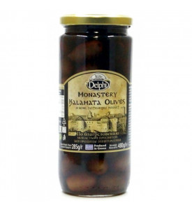Оливки монастырские Каламата, с/к, 285 г