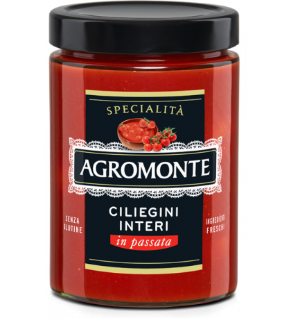 Помидоры черри целые в томатном соусе Agromonte, 520 г Помидоры черри целые в томатном соусе Agromonte, 520 г