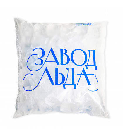 Лёд "Завод льда", 1 кг Лёд "Завод льда", 1 кг