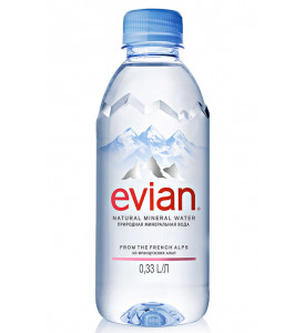 Evian 0,33 минеральная вода без газа