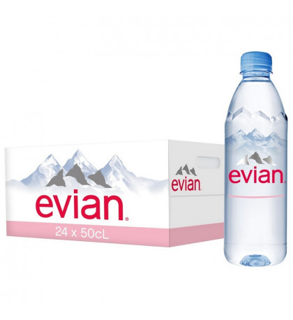 Evian 0,5 минеральная вода без газа Evian 0,5 минеральная вода без газа