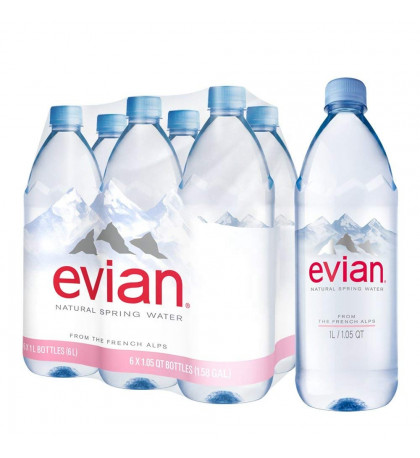 Evian 1,5 минеральная вода без газа Evian 1,5 минеральная вода без газа