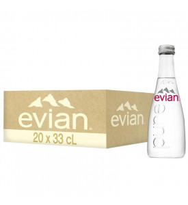 Evian 0,33 минеральная вода без газа в стекле