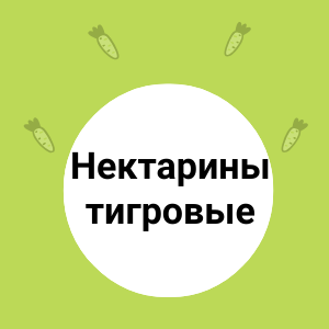 Свежее поступление тигровых нектаринов!