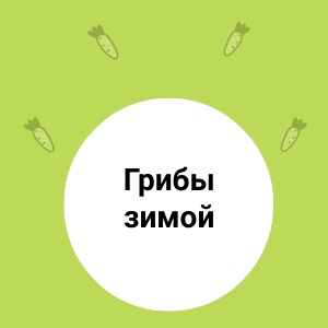 Грибы зимой.